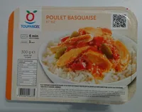 Poulet basquaise et riz