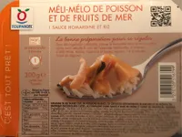 Meli-mélo de poisson et de fruit de mer
