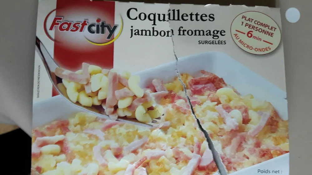 Coquillettes jambon fromage