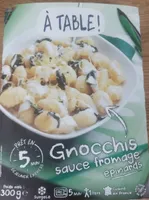 Gnocchis sauce Fromage épinards