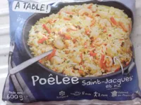 Poelee saint jacques et riz
