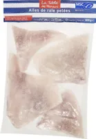 Ailes de raies pelées