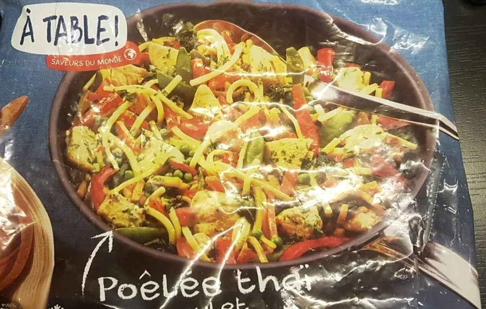Poêlée thaï au poulet