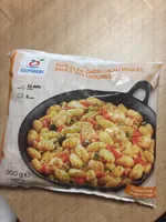 Poelee de gnocchi au poulet sauce aux legumes