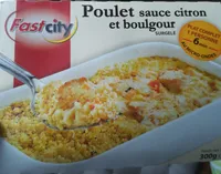 Poulet sauce citron et boulgour