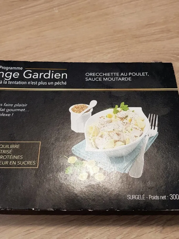 Orrecchiette au poulet sauce moutarde
