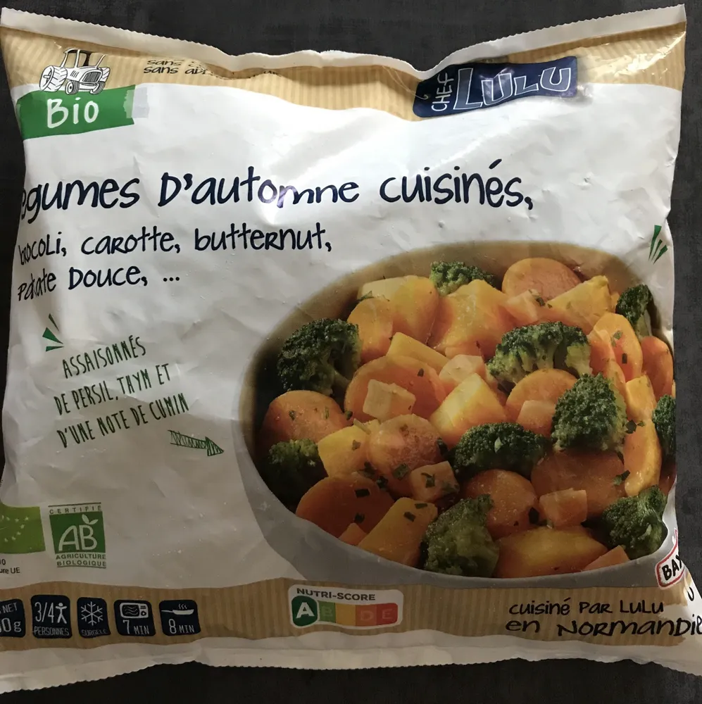 Légumes d'automne cuisiné
