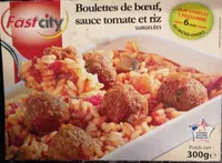Boulettes de bœuf sauce tomate et riz