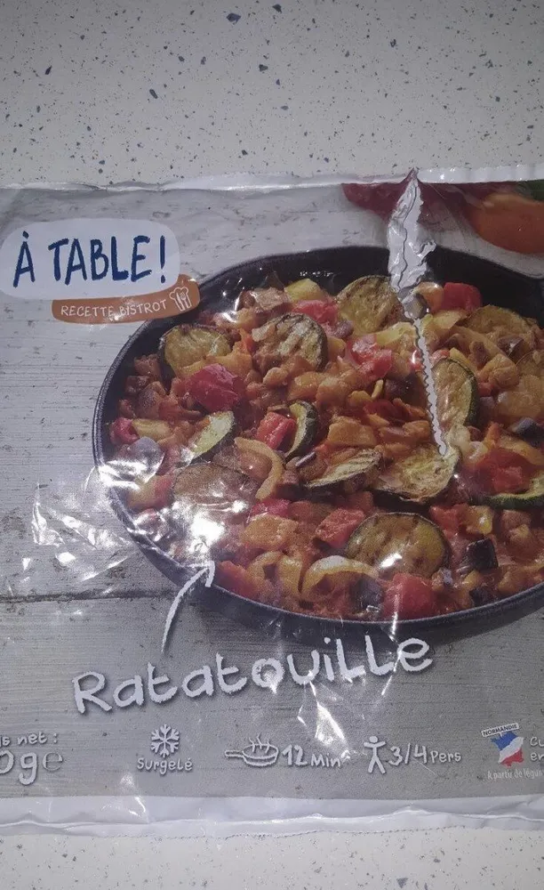 Ratatouille à table