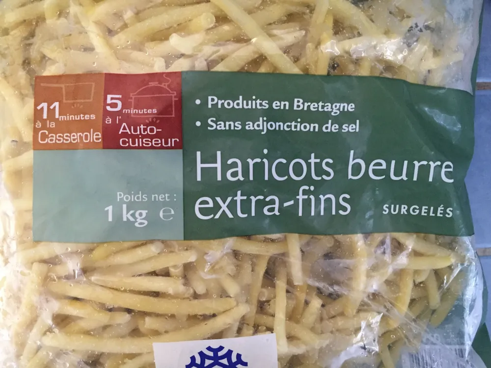 Haricots beurre extra-fins
