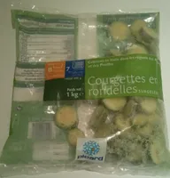 Courgettes en rondelles surgelées