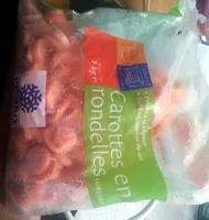 Carottes en rondelles surgelées