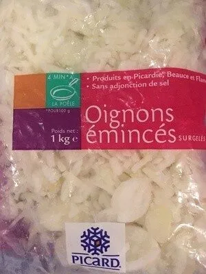 Oignons émincés