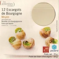 12 Escargots de Bourgogne Moyen - surgelés 70 g