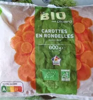 Carottes en rondelles surgelées bio