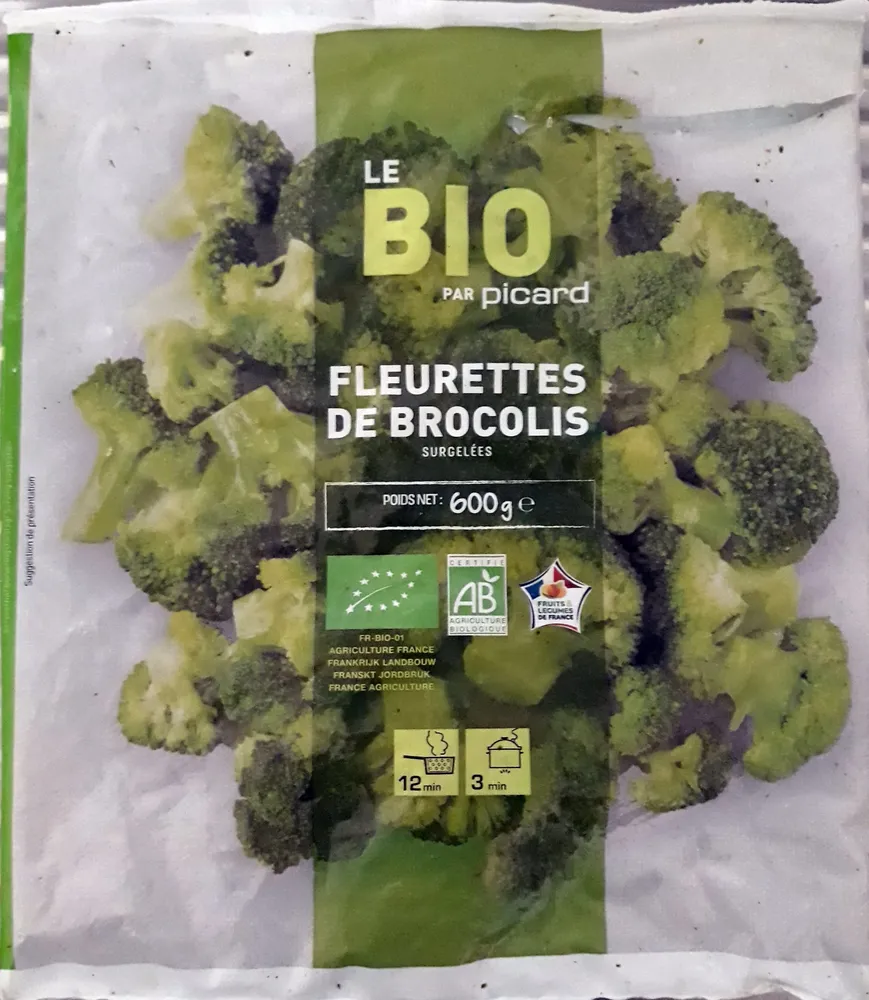 Fleurettes de brocolis Bio
