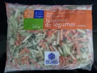 Julienne de légumes surgelée
