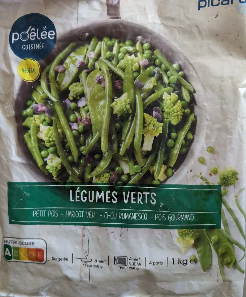 Poêlée De Legumes Verts x2