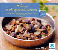 Mélange de champignons cuisinés