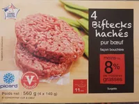 4 Biftecks Hachés 8%