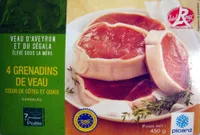 4 Grenadins de Veau surgelés IGP Label Rouge Picard