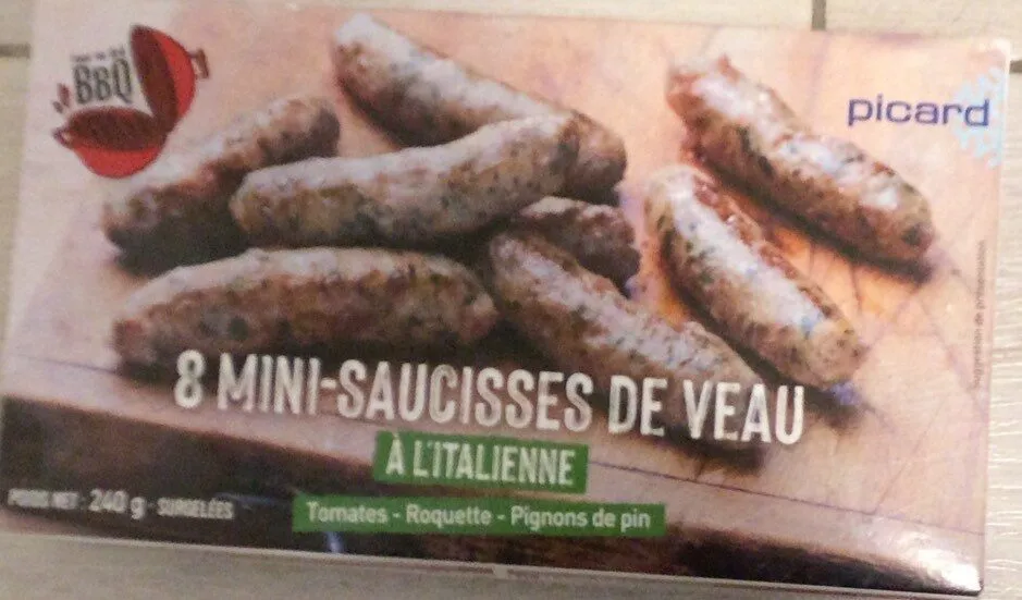 8 mini-saucisses de veau à l'italienne