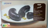 2 Boudins noirs aux pommes (cuits, congelés)