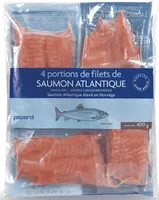 4 portions de filets de saumon Atlantique