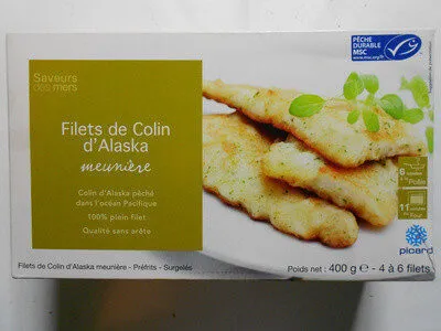 Filets de colin d'Alaska meunière