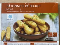 Bâtonnets de poulet panés