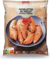 Aiguillettes de poulet aux épices tandoori