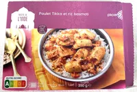Poulet Tikka et riz basmati