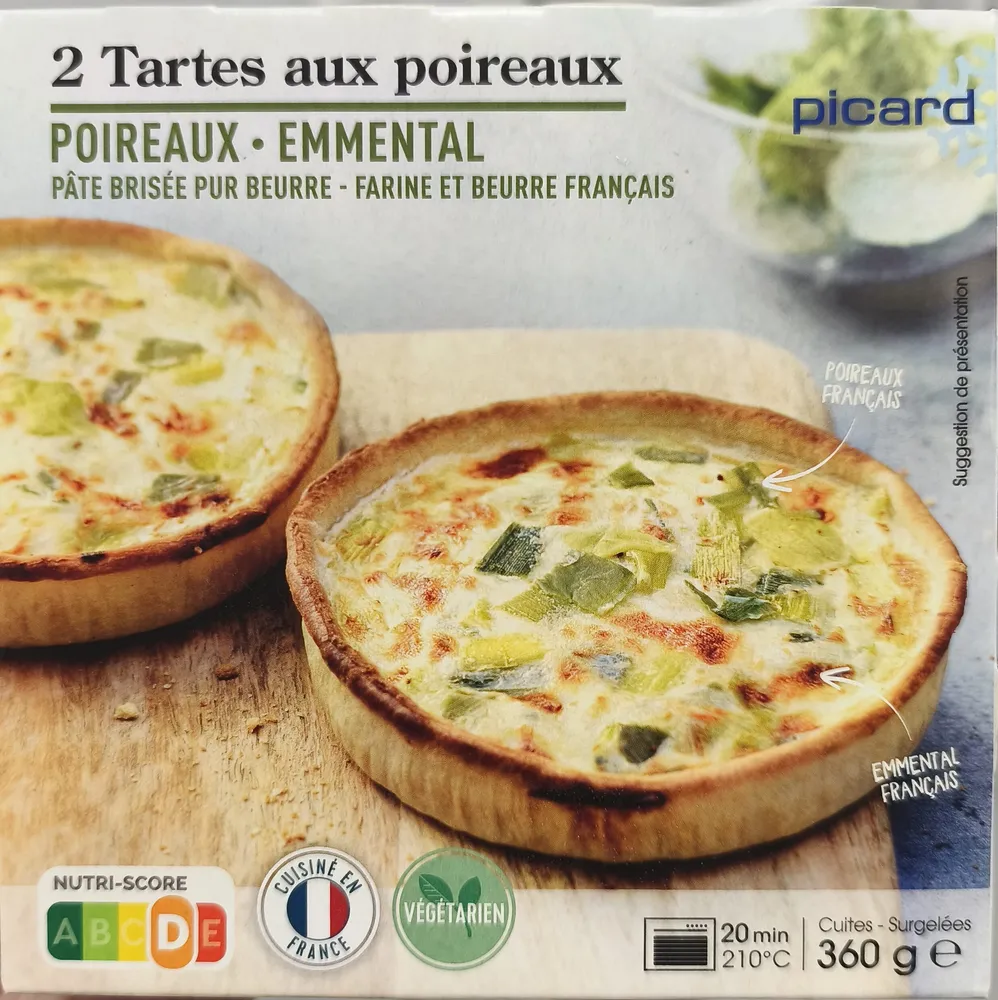 2 Tartes aux poireaux