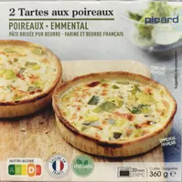 2 Tartes aux poireaux
