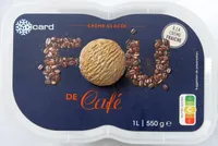 Crème glacée, fou de café