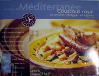 Couscous Royal au Poulet, Merguez et Agneau