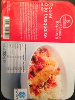 Poulet à la basquaise et riz
