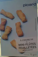 Mini-flûtes feuilletées sel et poivre