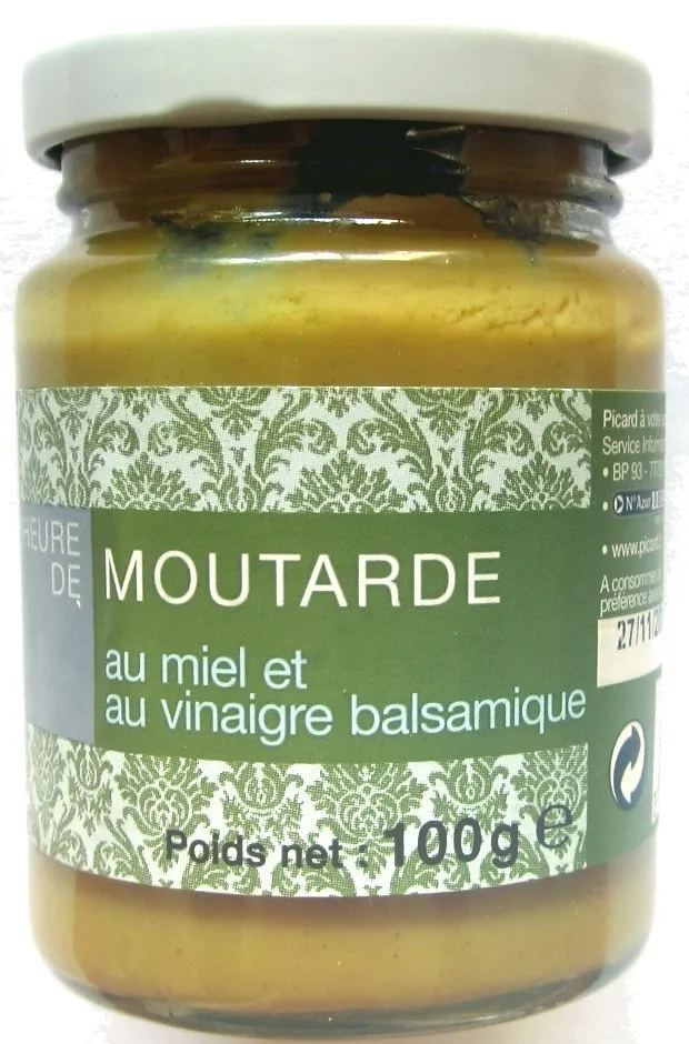 Moutarde au miel et au vinaigre balsamique