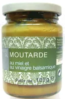 Moutarde au miel et au vinaigre balsamique