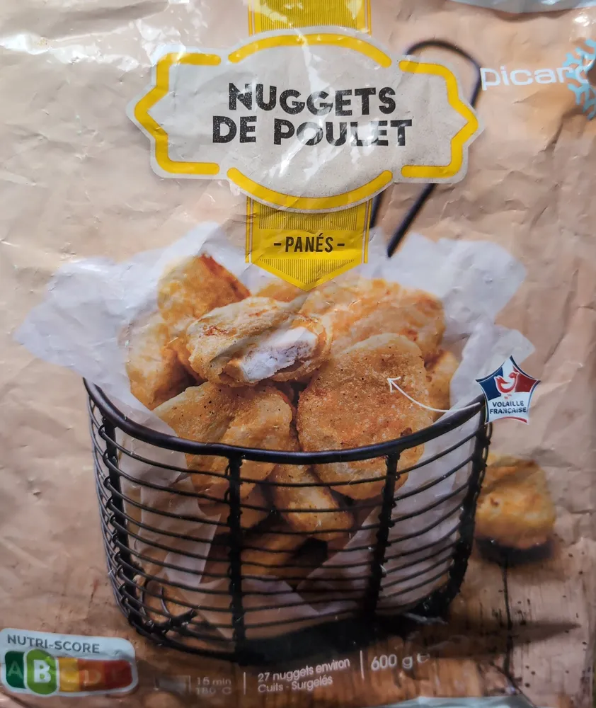 Nuggets de poulet panés