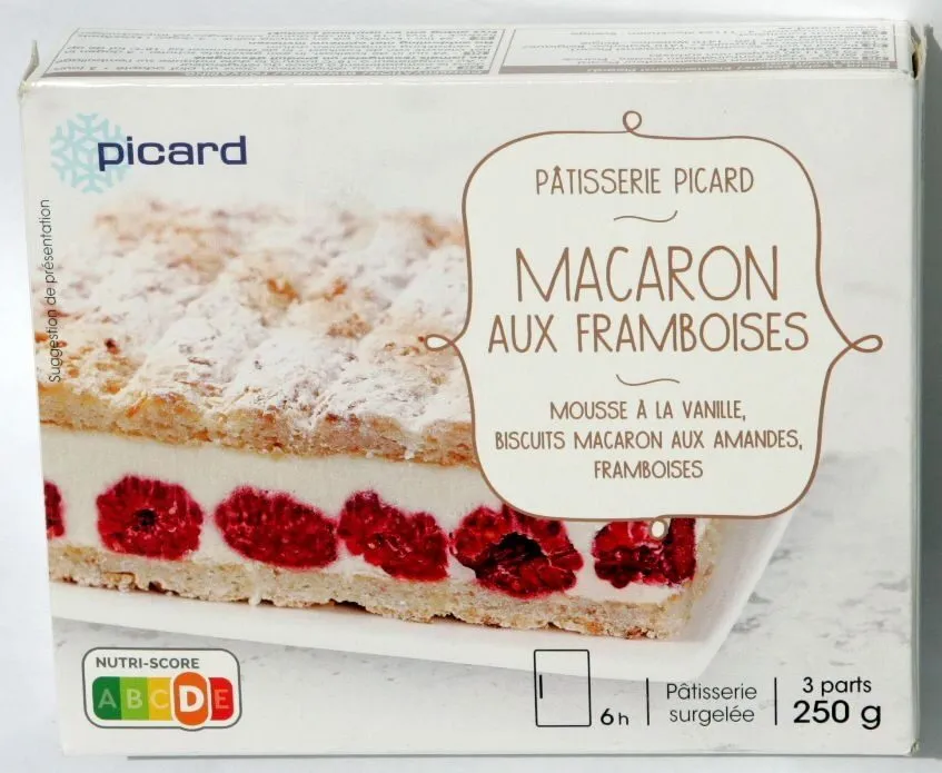 Macaron aux framboises