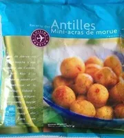 Mini-acras de morue, Préfrits surgelés