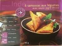 Samossas aux légumes avec sauce aigre-douce