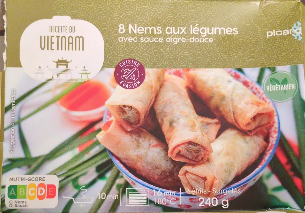 Nems aux légumes