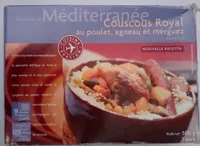 Couscous Royal au poulet, agneau et merguez