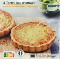 Tartes au fromage Emmental Comté