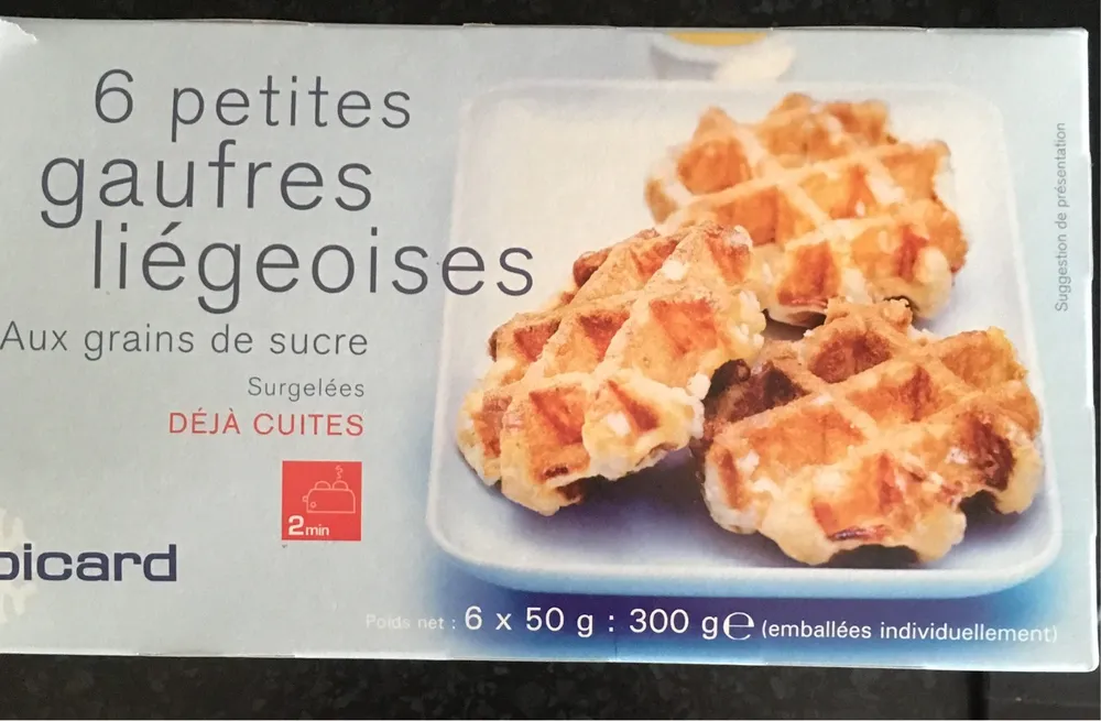 6 Petites Gaufres Liégeoises