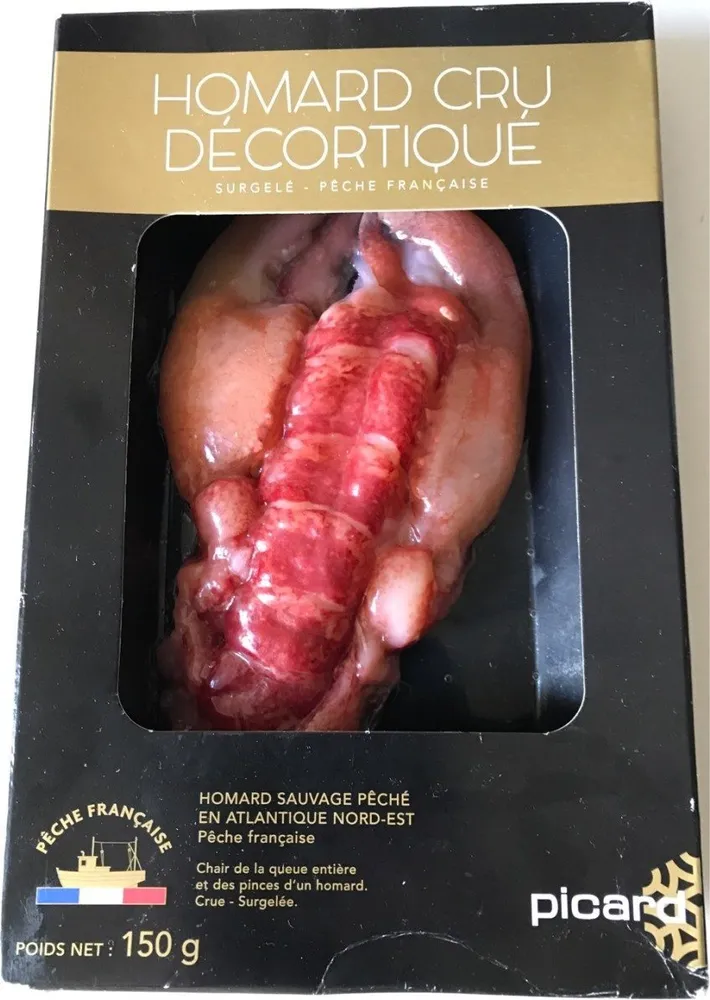 Homard cru decortiqué