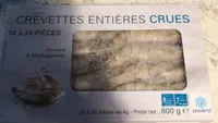 Crevettes Entières Crues